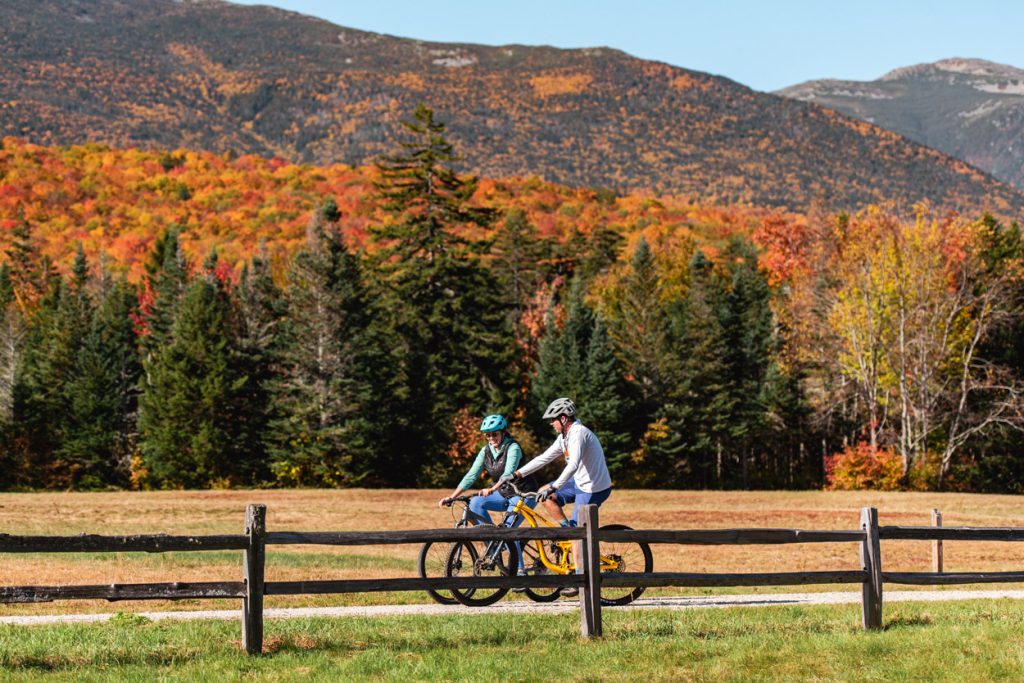 biking at great glen fall season