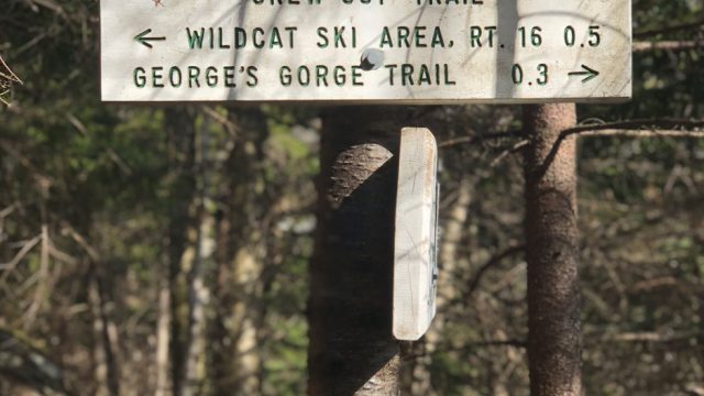 crew cut trail sign gorham nh
