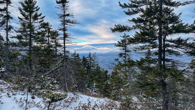 hiking mt surprise gorham nh winter view