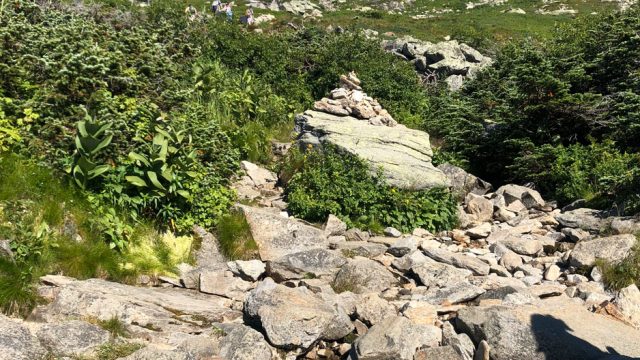 mount washington trail to summit rocky conditions gorham nh