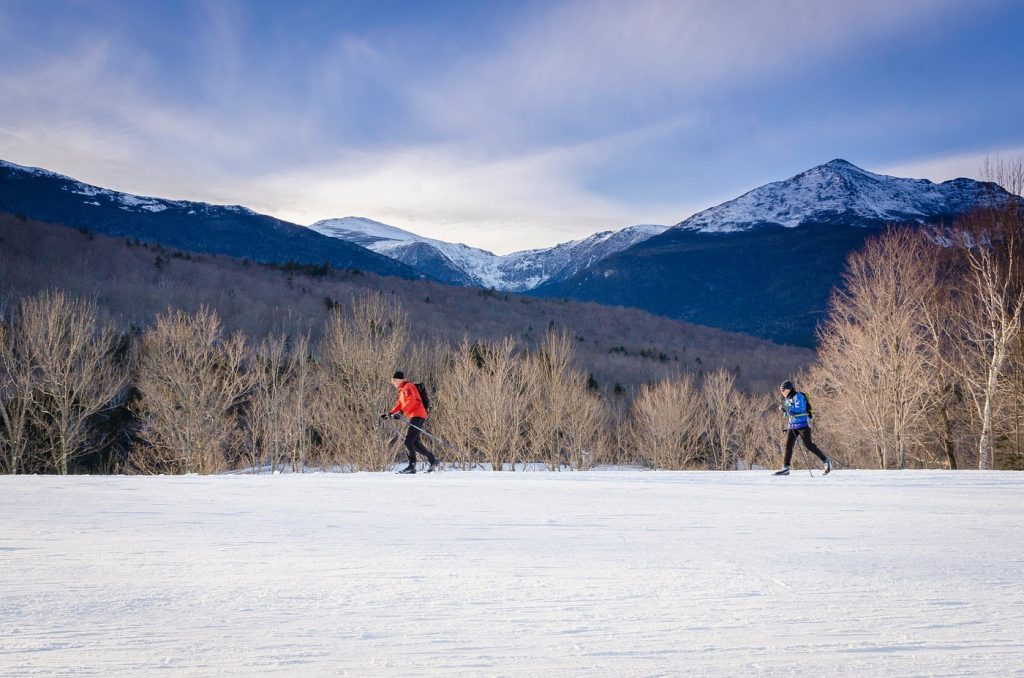 Great Glen Trails, Cross Country Skiiing, Gorham, NH.