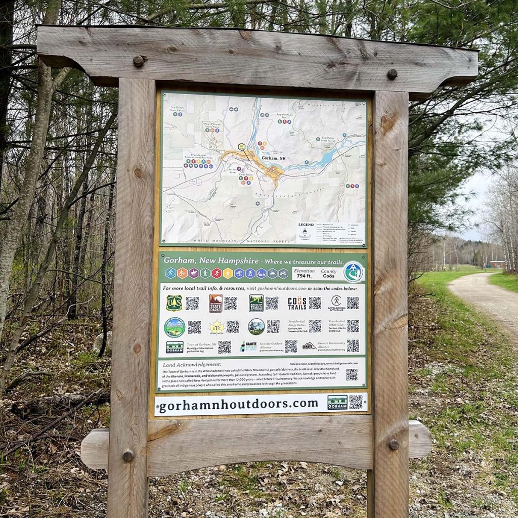 Casey's way Trailhead sign.